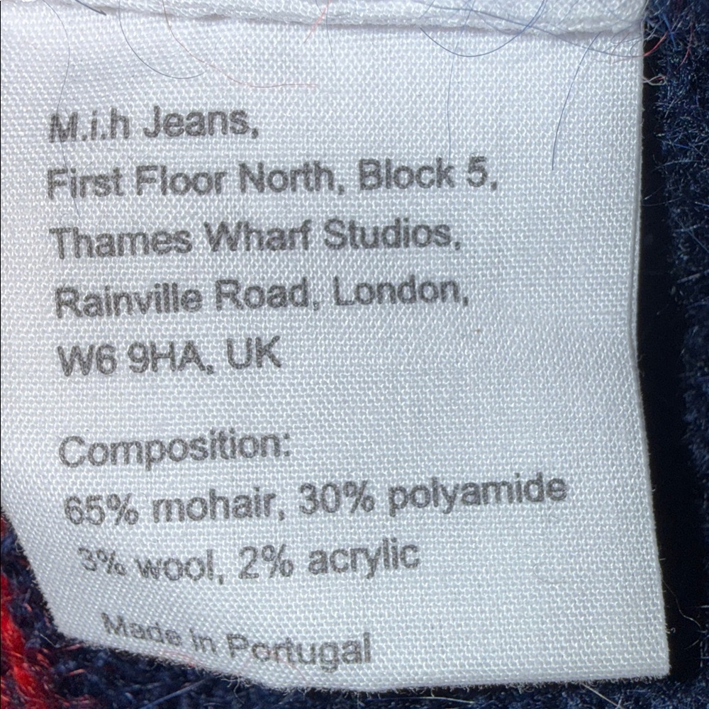 M.i.h Jeans Jackson Mohair Sweater in Multi Stripe Size Small - Picture 7 of 8